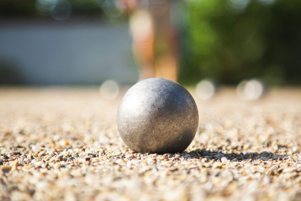 Entraînement à la pétanque