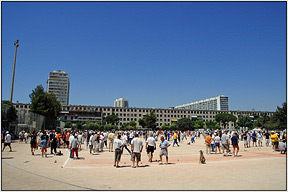 Un des terrains du Mondial la Marseillaise à pétanque